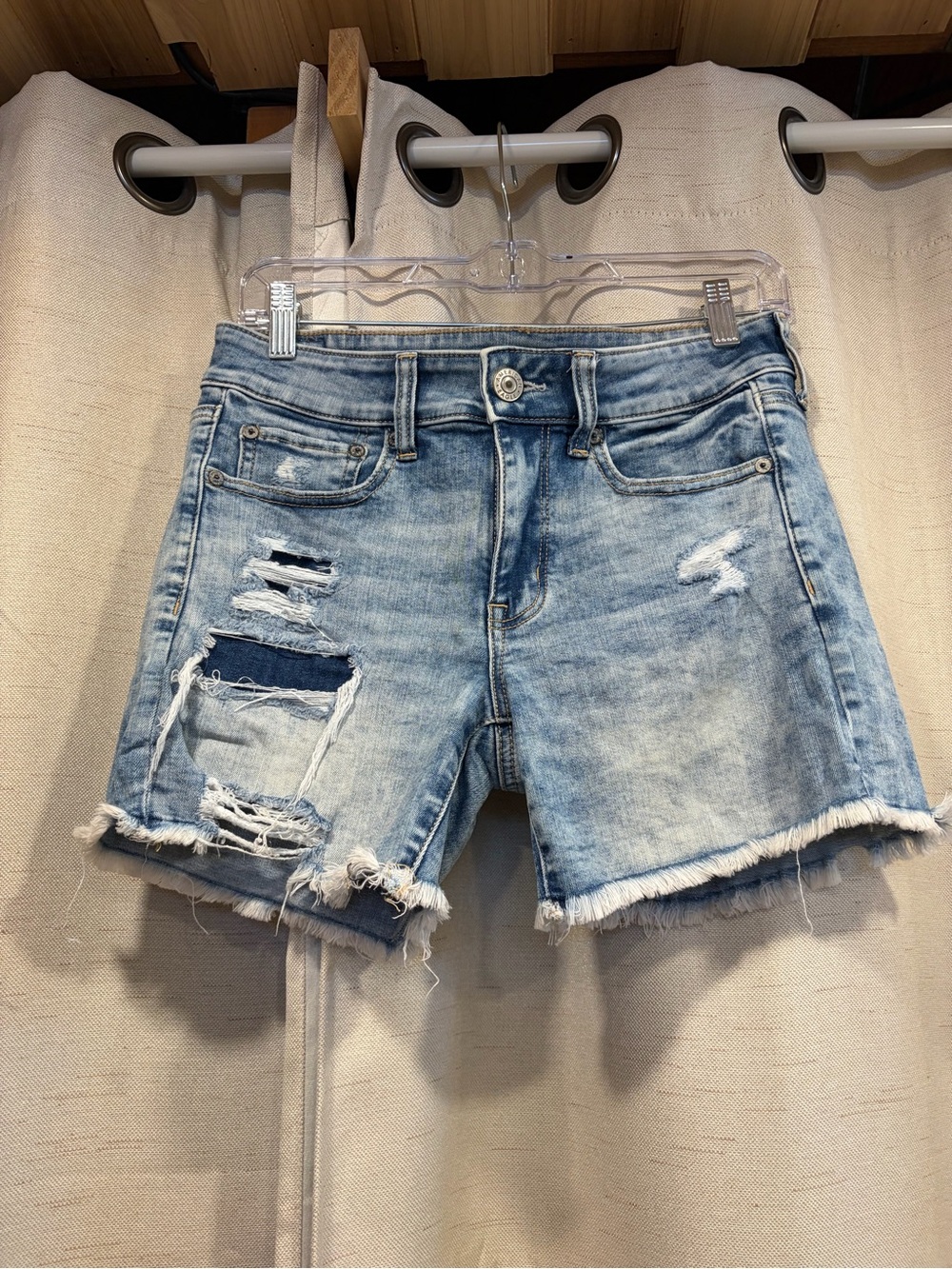 American Eagle Distressed Denim Shorts